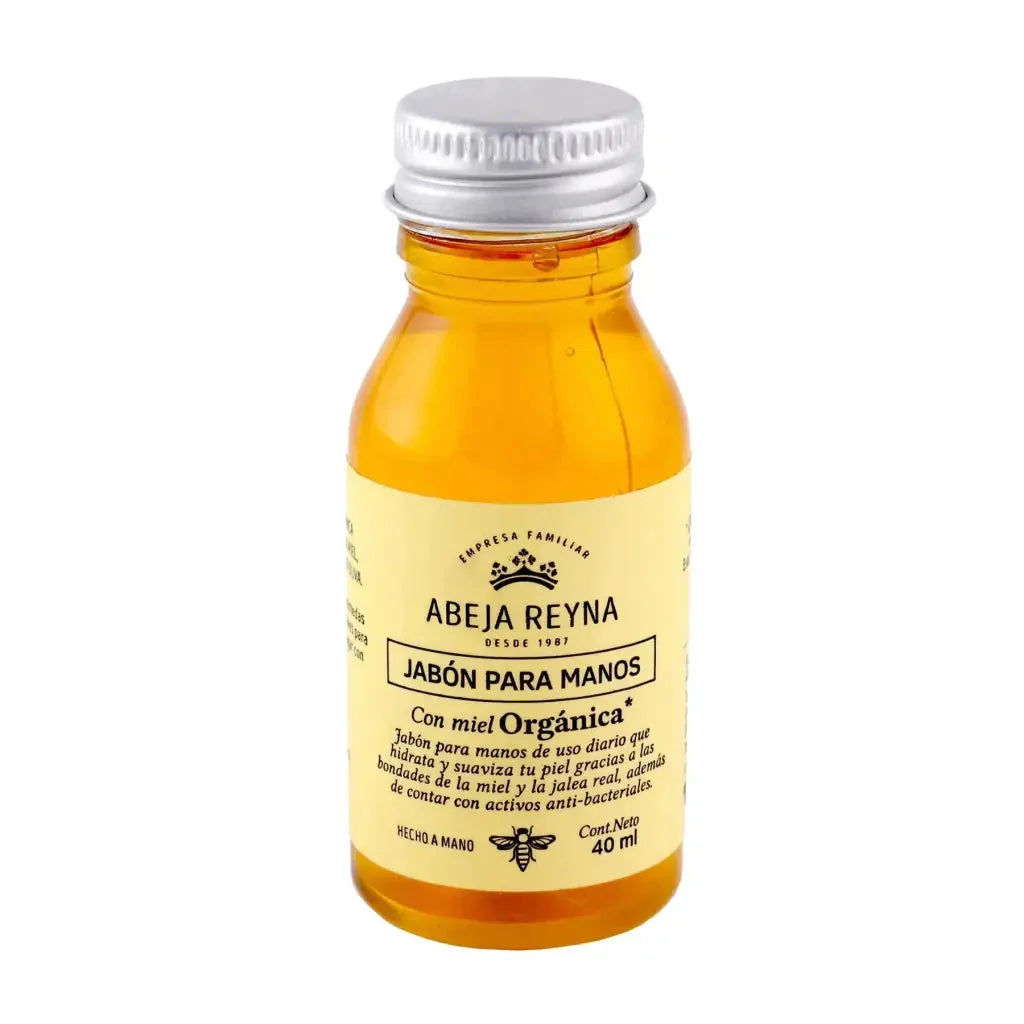 Jabón líquido corporal y manos de Miel de abeja y Jalea Real Abeja Reyna