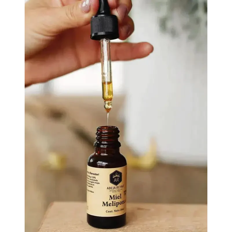 Miel Maya Melipona 20 ml Abeja Reyna